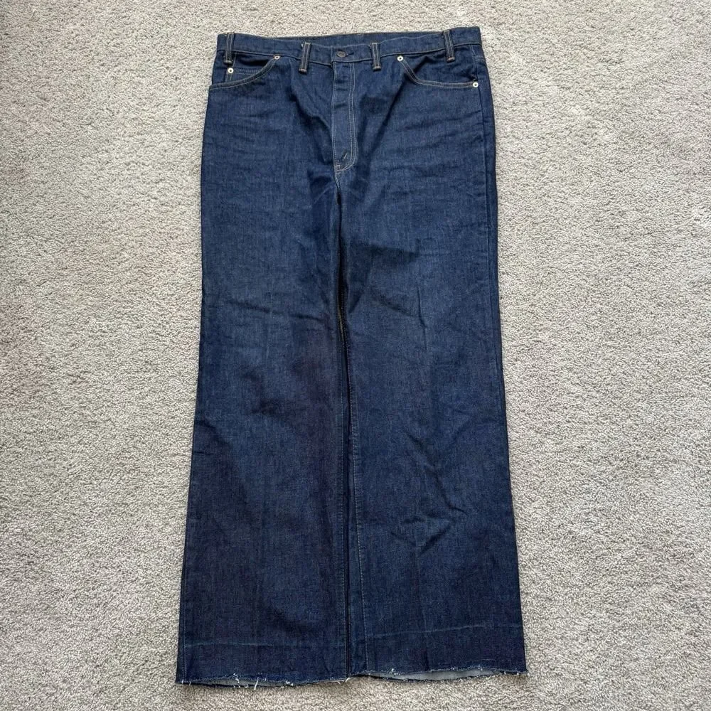 Vintage Levis 517 Jeans Mens 38 x 30 Actual Bootcut Orange Tab Dark Denim Canada